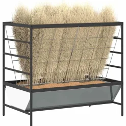 vidaXL Nourrisseur pour Animaux Argent 100 x 60 x 90 cm