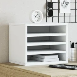 vidaXL Organisateur de bureau 36x26x29,5 cm bois d'ingénierie