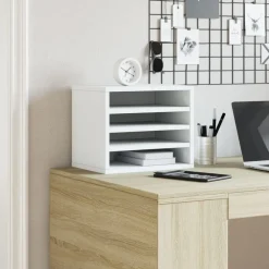 vidaXL Organisateur de bureau 36x26x29,5 cm bois d'ingénierie