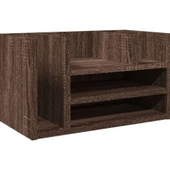 Fournitures De Bureau-vidaXL Organisateur de bureau chêne marron bois d'ingénierie Ch&ecirc;ne marron