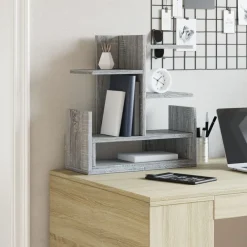 Fournitures De Bureau-vidaXL Organisateur de bureau 49x20x52,5 cm Sonoma gris