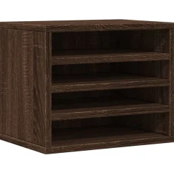 Fournitures De Bureau-vidaXL Organisateur de bureau chêne marron 36x26x29,5 cm Ch&ecirc;ne marron