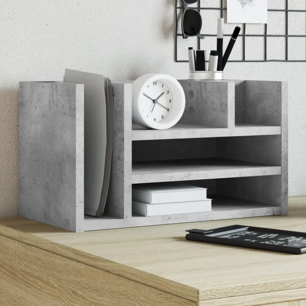 vidaXL Organisateur de bureau 44,5x24x25 cm bois ingénierie