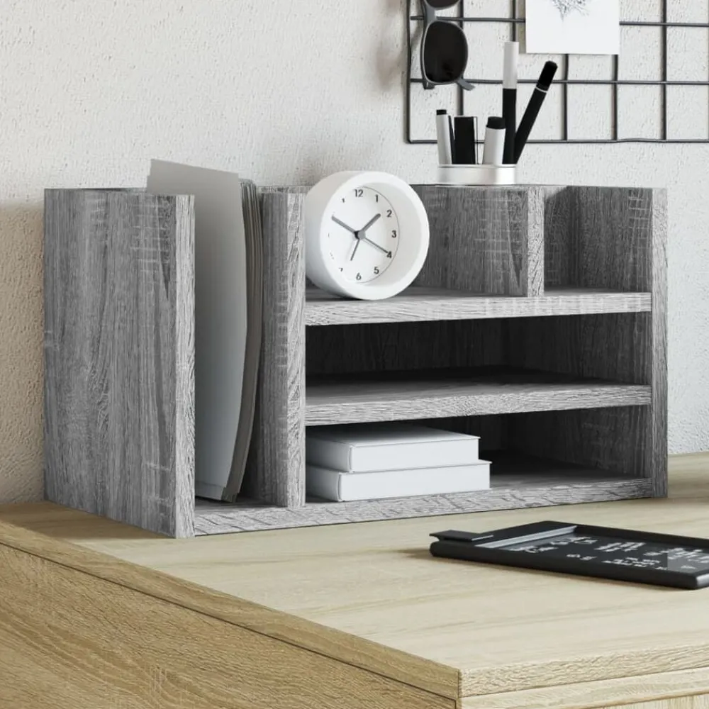 vidaXL Organisateur de bureau 44,5x24x25cm bois ingénierie