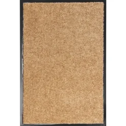 vidaXL Paillasson lavable Crème 40x60 cm