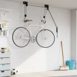 vidaXL Palan à vélo avec support de plafond 57 kg