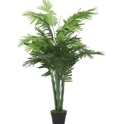 Décorations-vidaXL Palmier artificiel 18 feuilles 80 cm vert