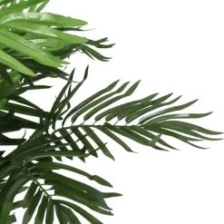 Décorations-vidaXL Palmier artificiel 18 feuilles 80 cm vert