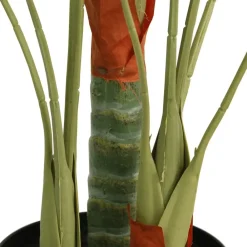 Plantes-vidaXL Palmier artificiel avec 3 troncs vert 85 cm PP