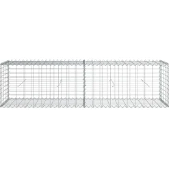 Foresterie & Exploitation Des Forêts|Pelouses & Jardins-vidaXL Panier gabion avec couvercle 200x50x50 cm fer galvanisé