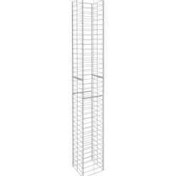 vidaXL Paniers de gabion 3 pcs Acier galvanisé 25x25x197 cm