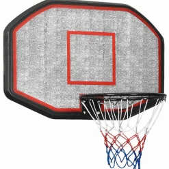 Divers Sports-vidaXL Panneau de basket-ball 109x71x3 cm Polyéthylène Noir