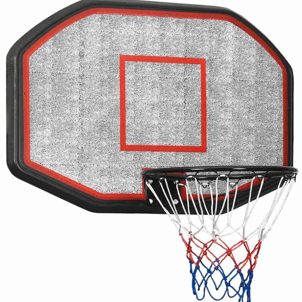 Divers Sports-vidaXL Panneau de basket-ball 109x71x3 cm Polyéthylène Noir