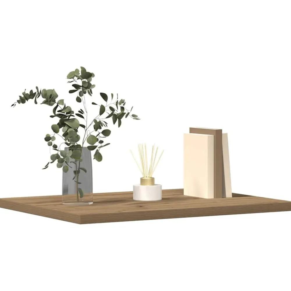 vidaXL Panneau de bibliothèque 4 pcs chêne artisanal 40x30x1,5 cm