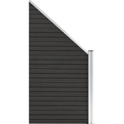 vidaXL Panneau de clôture WPC 95x(105-180) cm