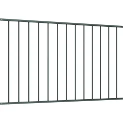 Clôtures & Barrières-vidaXL Panneau de clôture Woerden en acier thermolaqué 1,7 x 0,75 m Anthracite