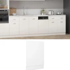 vidaXL Panneau de lave-vaisselle "Lyon" 45 x 3 x 67 cm Bois d'ingénierie