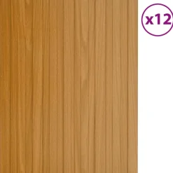 Matériaux De Construction-vidaXL Panneau de toiture 12 pcs Naturel 60 x 45 cm Acier galvanisé Bois clair