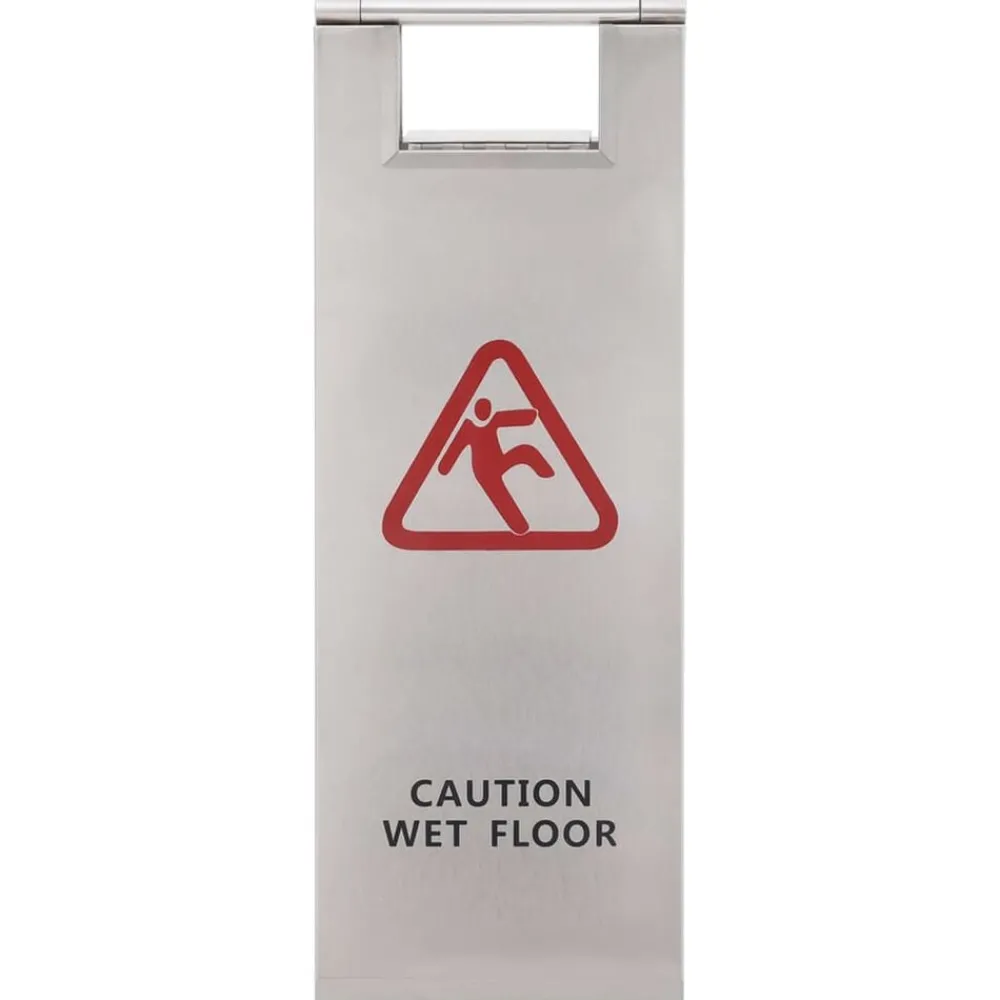 vidaXL Panneau pliable pour sols mouillés Acier inoxydable