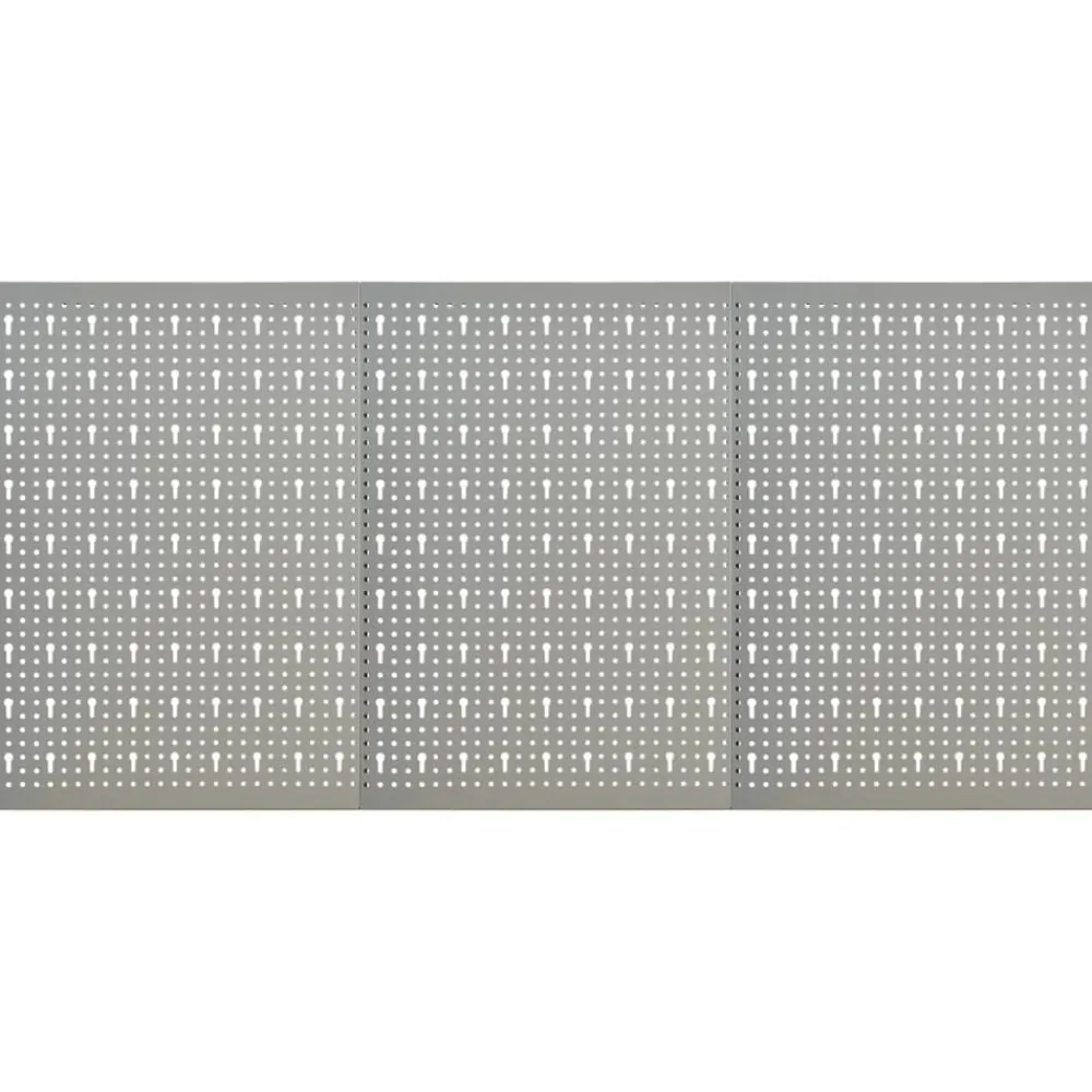 Accessoires De Quincaillerie-vidaXL Panneaux à chevilles muraux 3 pcs 40x58 cm Acier