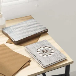 Arts & Loisirs-vidaXL Panneaux décoratifs 12 pcs Gris Sonoma 15 x 21 x 0,27 cm Sonoma gris