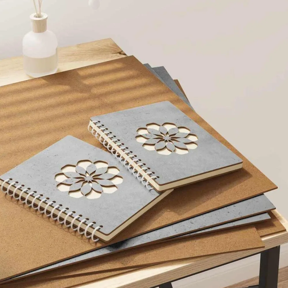 Arts & Loisirs-vidaXL Panneaux décoratifs 12 pcs 40 x 60 x 0,27 cm Gris béton
