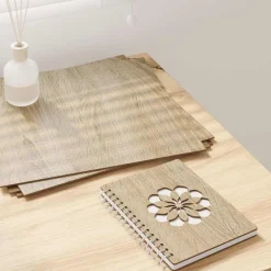 Arts & Loisirs-vidaXL Panneaux décoratifs 12 pcs Chêne Sonoma 30 x 30 x 0,27 cm Ch&ecirc;ne sonoma