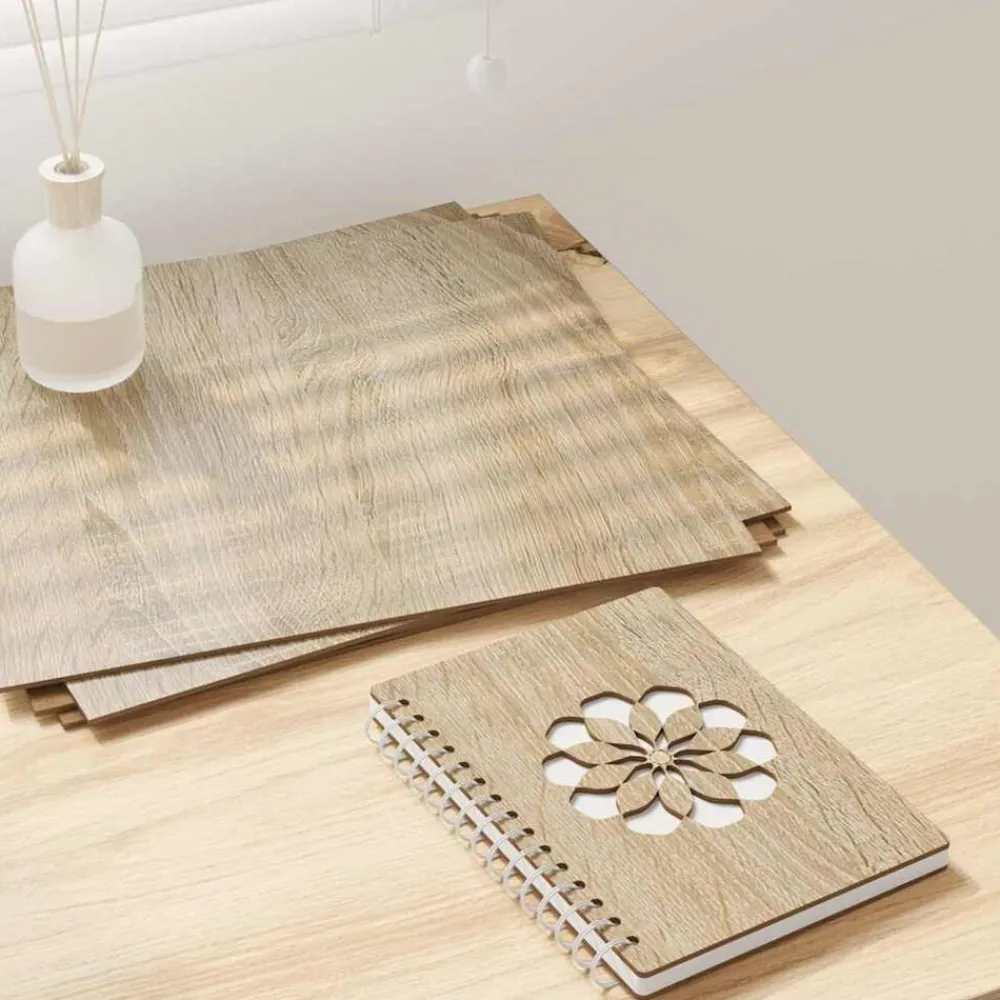Arts & Loisirs-vidaXL Panneaux décoratifs 12 pcs Chêne Sonoma 30 x 30 x 0,27 cm Chêne sonoma