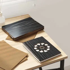 vidaXL Panneaux décoratifs 12 pcs Chêne noir 21 x 30 x 0,27 cm