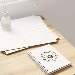 Arts & Loisirs-vidaXL Panneaux décoratifs 12 pcs 30 x 30 x 0,27 cm Blanc