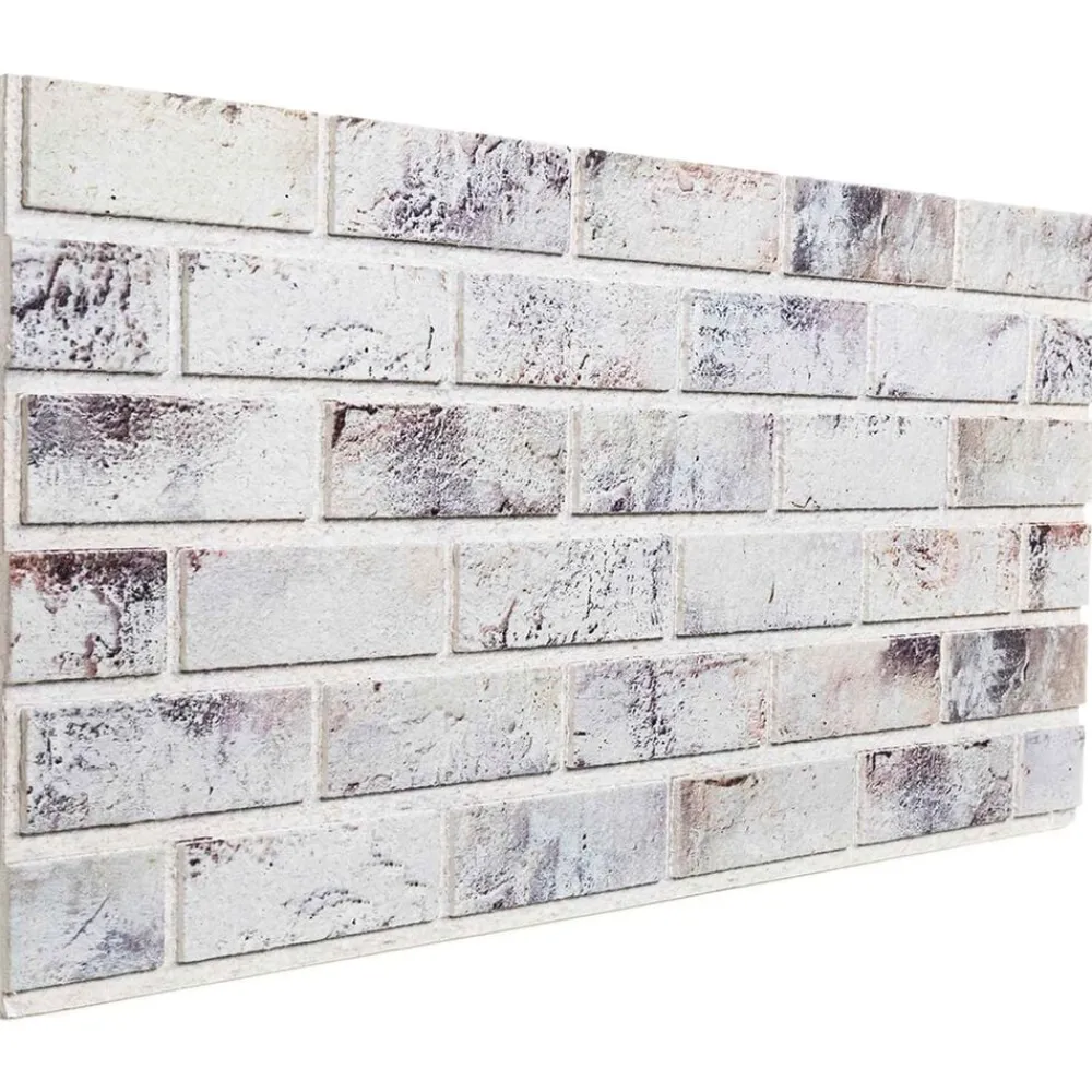 Matériaux De Construction-vidaXL Panneaux muraux 10 pcs 100 x 50 cm gris clair et noir