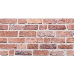 Matériaux De Construction-vidaXL Panneaux muraux 10 pcs Rouge 100 x 50 cm Mousse EPS Brique rouge