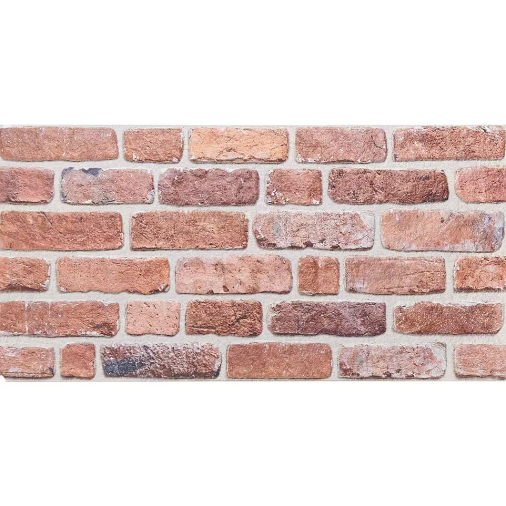 Matériaux De Construction-vidaXL Panneaux muraux 10 pcs Rouge 100 x 50 cm Mousse EPS Brique rouge