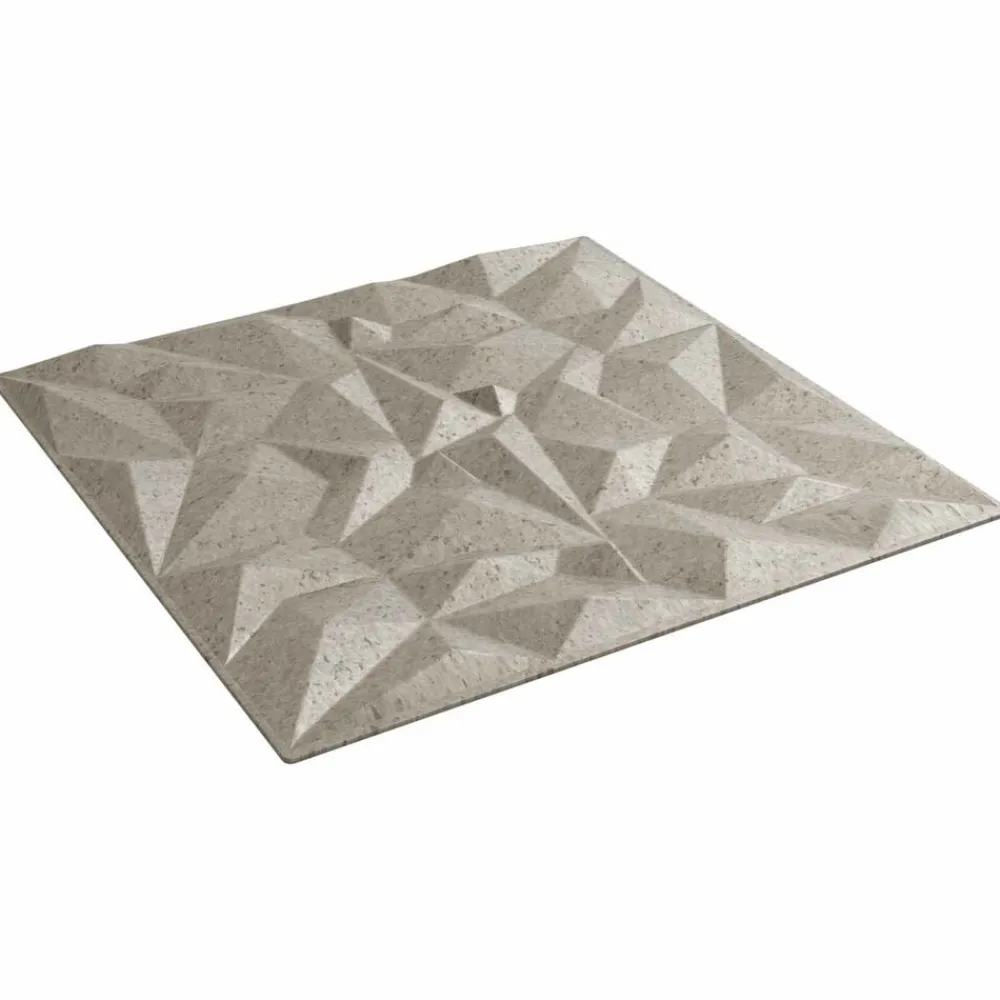 Matériaux De Construction-vidaXL Panneaux muraux 12 pcs 50 x 50 cm Mousse XPS Béton Améthyste
