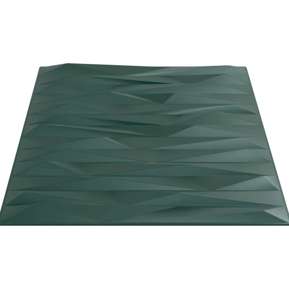 vidaXL Panneaux muraux 24 pcs Vert Pierre 50 x 50 cm Mousse XPS