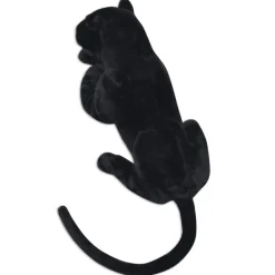 vidaXL Panthère en peluche Noir XXL