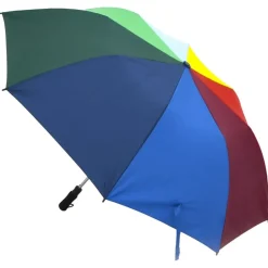 Parapluies-vidaXL Parapluie pliable automatique Multicolore 124 cm