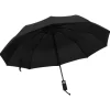 Parapluies-vidaXL Parapluie pliable automatique Noir 104 cm