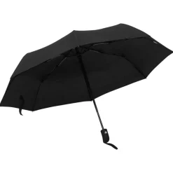 Parapluies-vidaXL Parapluie pliable automatique Noir 95 cm