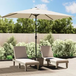 vidaXL Parasol 200 x 300 cm sable Rectangulaire