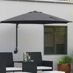 vidaXL Parasol de jardin 248 x 248 x 148 cm