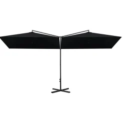 vidaXL Parasol de jardin double avec mât en acier 600x300 cm