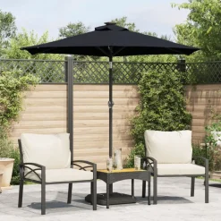 vidaXL Parasol de jardin avec mât en acier 225x225x212 cm
