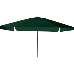 Pelouses & Jardins-vidaXL Parasol de jardin 394 x 394 x 248 cm Polyester et Acier Vert