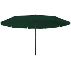 Pelouses & Jardins-vidaXL Parasol de jardin 394 x 394 x 248 cm Polyester et Acier Vert