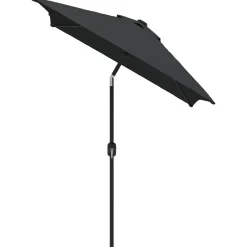 Pelouses & Jardins-vidaXL Parasol d'extérieur avec mât en métal 300x200 cm Anthracite