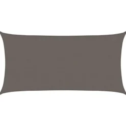 Pelouses & Jardins-vidaXL Parasol en PEHD rectangulaire 2x4 m Anthracite