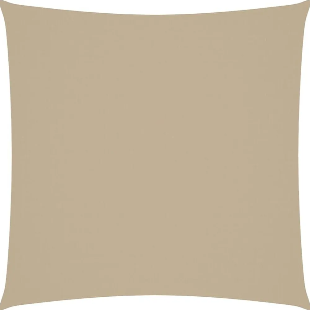Pelouses & Jardins-vidaXL Parasol en tissu oxford carré 3,6 x 3,6 m Beige