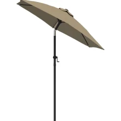 vidaXL Parasol 200x224 cm Aluminium