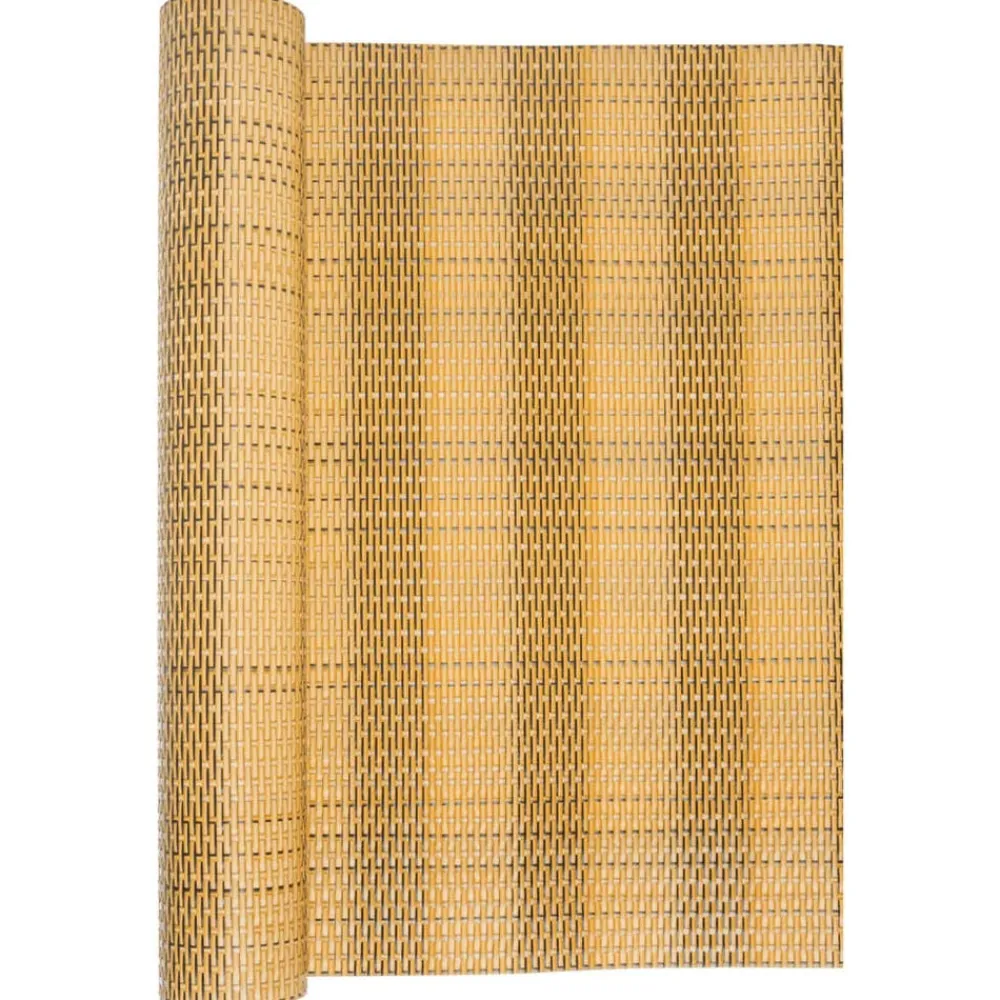 Clôtures & Barrières-vidaXL Paravent de balcon 300x80 cm résine tressée Marron clair